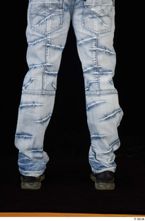 George Lee black sneakers blue jeans leg 0005.jpg